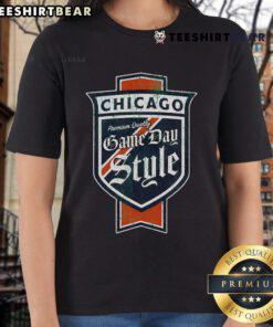 Top Chicago Pride Windy City Classic Beer Label Ladies Tee featuring vibrant colors and stylish design for proud supporters.