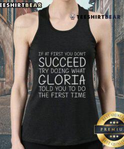 Custom Gloria tank top for women, perfect birthday gift for girls, moms, and wives. Unique personalized apparel.
