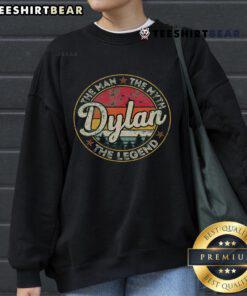 Personalized 'Top Dylan The Man The Myth The Legend' sweatshirt featuring a stylish design for unique gifting.