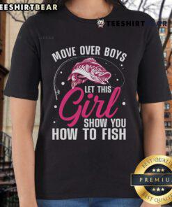 Stylish tee for fishing lovers featuring a unique design, perfect for ladies who enjoy fishing adventures.