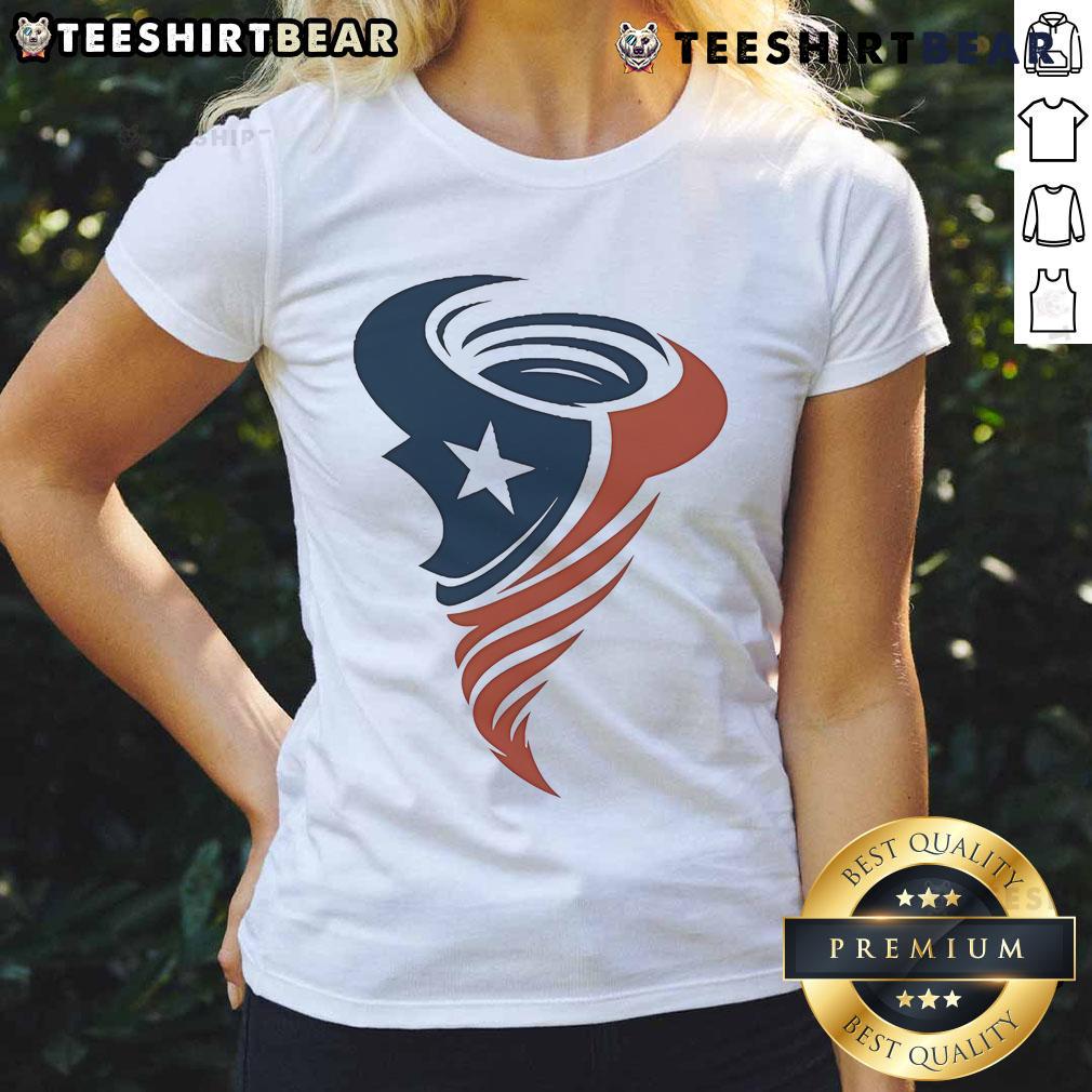 Top Houston Texans Cyclones ladies tee featuring team colors and logo, perfect for game day or casual wear.