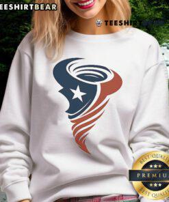 Alt Text: Cozy Houston Texans Cyclones sweatshirt featuring team colors and logo, perfect for game day and casual wear.