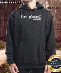 Top I Am Pleasant Damnit Hoodie in vibrant colors, showcasing a stylish design perfect for casual wear.