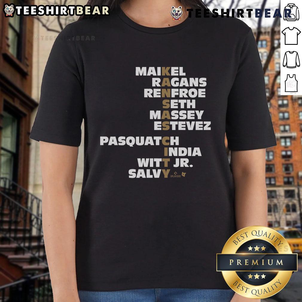 Top Kansas City Names 2025 Ladies Tee featuring trendy design and vibrant colors, perfect for stylish fans.