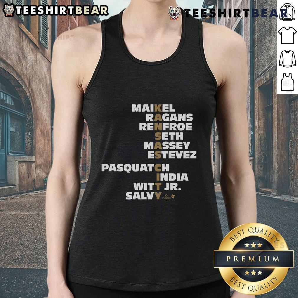 Trendy tank top featuring popular Kansas City names for 2025, perfect for showcasing local pride and style.