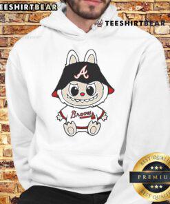 Stylish Top Labubu Atlanta Braves hoodie showcasing team colors and logo, perfect for fans and casual wear.