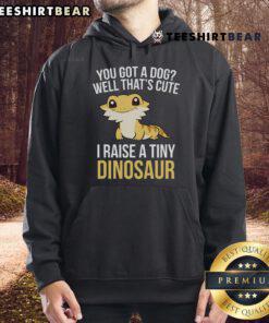 Alt Text: Cozy hoodie featuring a bearded dragon, perfect for lizard and gecko lovers who raise tiny dinosaur pets.