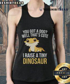 Bearded dragon tank top featuring a cute lizard design, perfect for reptile lovers and pet enthusiasts.