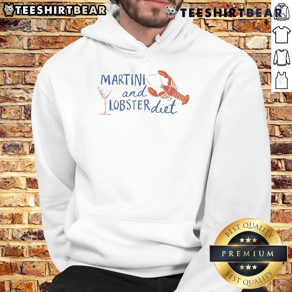 Top Martini and Lobster diet aesthetic featuring a fisherman hoodie, perfect for seafood lovers and cocktail enthusiasts.