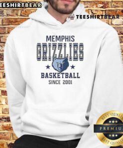 Top Memphis Grizzlies Basketball Since 2001 hoodie featuring team colors and logo, perfect for fans.