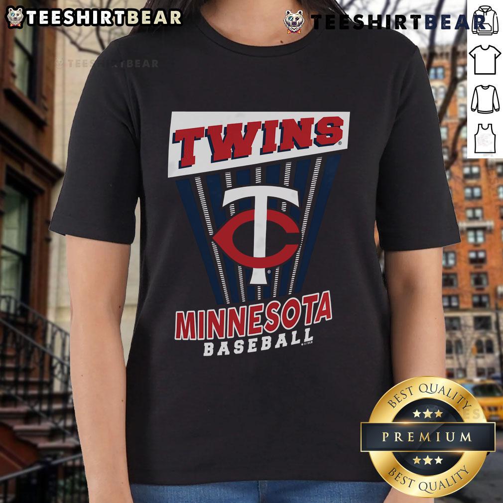 Top Minnesota Twins baseball starter ladies tee featuring team colors and logo, perfect for fans and casual wear.