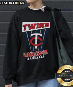 Cozy Top Minnesota Twins baseball starter sweatshirt in team colors, perfect for fans and game day wear.