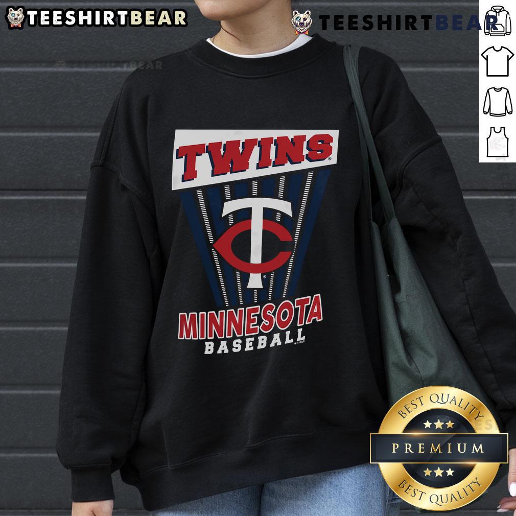 Cozy Top Minnesota Twins baseball starter sweatshirt in team colors, perfect for fans and game day wear.