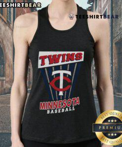 Stylish Top Minnesota Twins baseball starter tank top featuring team logo, perfect for game day and summer wear.