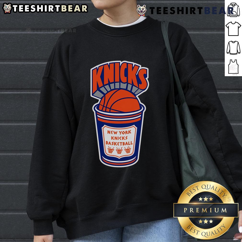 Top New York Knicks Hardwood Classics Brew City Sweatshirt featuring vibrant team colors and vintage design for fans.
