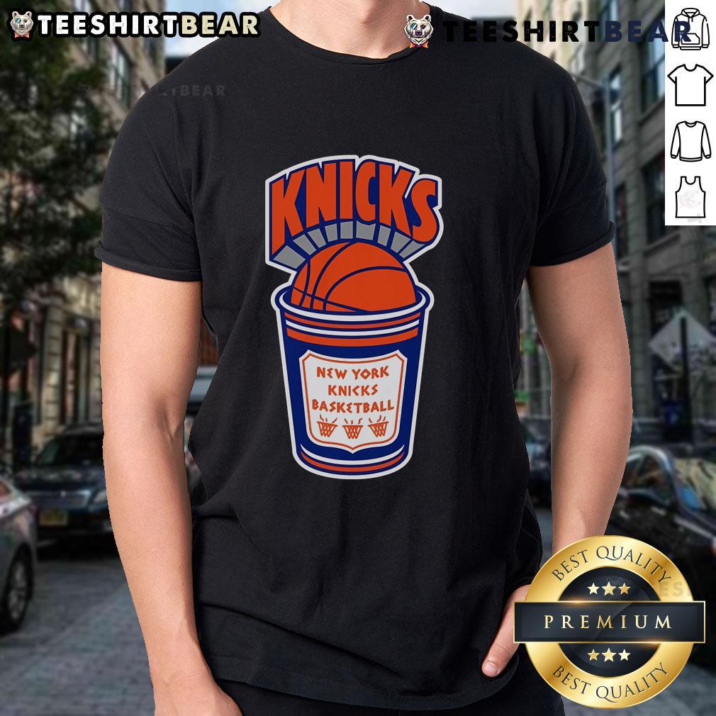 Top New York Knicks Hardwood Classics Brew City T-Shirt featuring iconic logo and vintage design, perfect for fans.