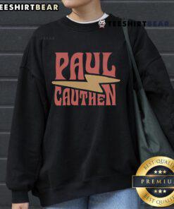 Stylish Top Paul Cauthen Bolt sweatshirt in black, featuring a bold graphic design perfect for fans and casual wear.