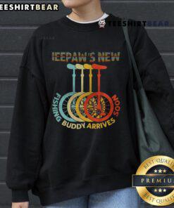 Top Peepaws new fishing buddy arrives soon in a unicycle sweatshirt, perfect for outdoor adventures and fishing trips.