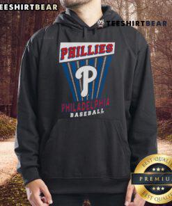 Top Philadelphia Phillies baseball starter hoodie in red, showcasing team logo and stylish design for fans.