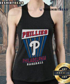Stylish Top Philadelphia Phillies baseball starter tank top in red, perfect for summer games and fan events.