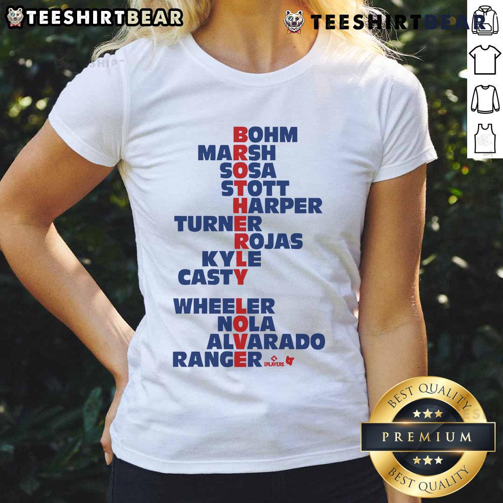 Top Philly Brotherly Love Names 2025 ladies tee in vibrant colors, showcasing trendy design for fashion-forward women.