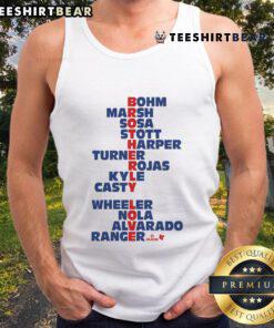 Stylish tank top featuring 'Top Philly Brotherly Love Names 2025' design, perfect for showcasing Philadelphia pride.