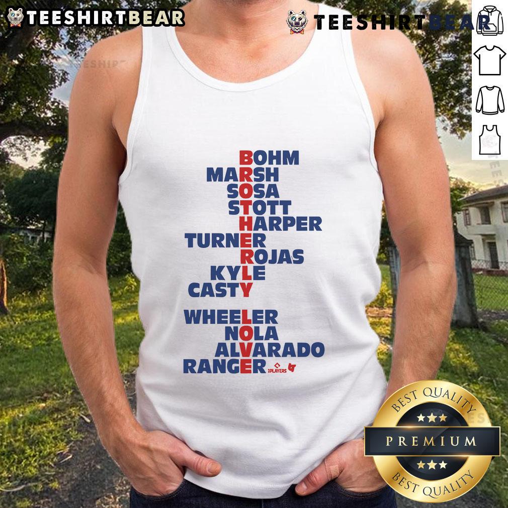 Stylish tank top featuring 'Top Philly Brotherly Love Names 2025' design, perfect for showcasing Philadelphia pride.