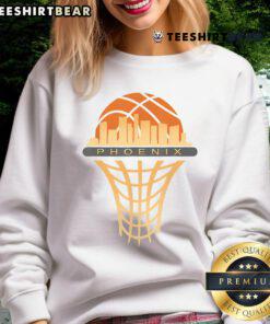 Cozy purple sweatshirt featuring a stunning sunset design, perfect for showcasing Arizona's vibrant colors in Phoenix.