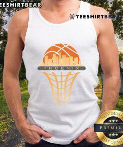 Top Phoenix State of Arizona purple sunset tank top showcasing vibrant colors and trendy design for summer fashion.