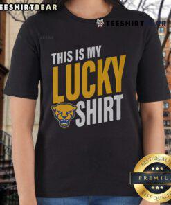 Top Pittsburgh Panthers This Is My Lucky Ladies Tee featuring vibrant team colors and stylish design for fans.
