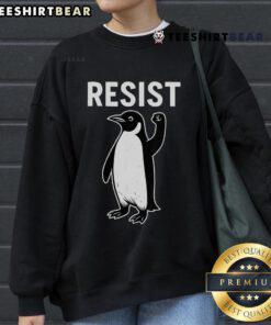 Alt Text: Cozy Top Resist Penguin Sweatshirt featuring a cute penguin design, perfect for winter fashion and casual wear.