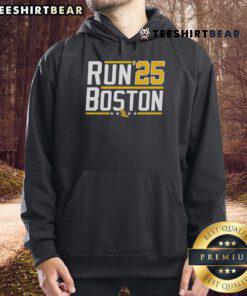 Top Run Boston 2025 Hoodie featuring a stylish design and vibrant colors, perfect for runners and fans of the event.