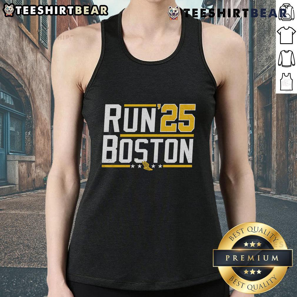 Top-Run-Boston-2025-Tank-Top in vibrant colors, perfect for runners looking for style and comfort during workouts.