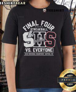 Alt Text: Top Sandusky SHS Final Four vs Everyone 2025 Regional Champions Dayton Ladies Tee showcasing team pride and victory.