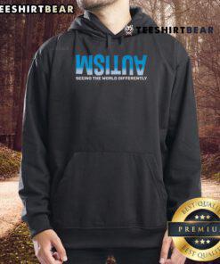 Top Seeing The World Differently Autism Awareness Hoodie featuring vibrant design promoting understanding and acceptance.