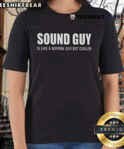 Top Sound Guy tee for ladies featuring a stylish design that showcases a cool vibe, perfect for music lovers.