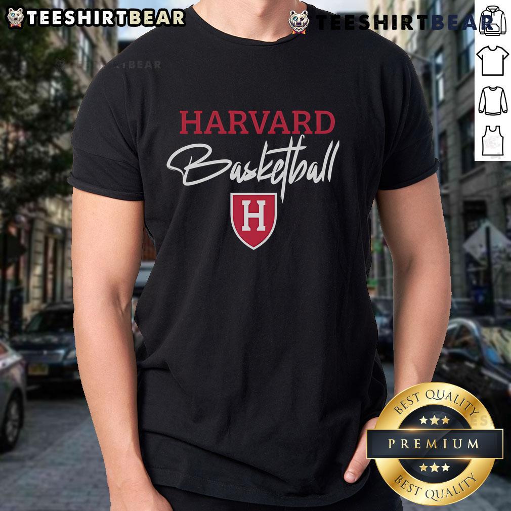 Alt Text: Top Steve Kerr wearing a Harvard basketball t-shirt, showcasing his style and love for basketball.