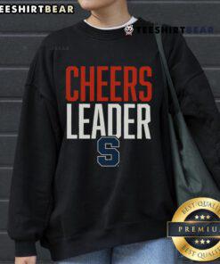 Alt Text: Cozy Top Syracuse Orange Cheers Leader Sweatshirt in vibrant orange, perfect for game day and showing team spirit.