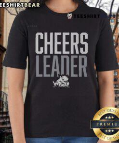 Alt Text: TCU Horned Frogs Cheers Leader Ladies Tee featuring vibrant team colors and spirited design for fans.