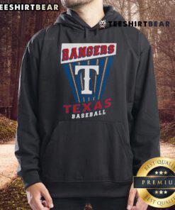 Top Texas Rangers baseball starter hoodie in blue, featuring team logo and stylish design for fans and players.
