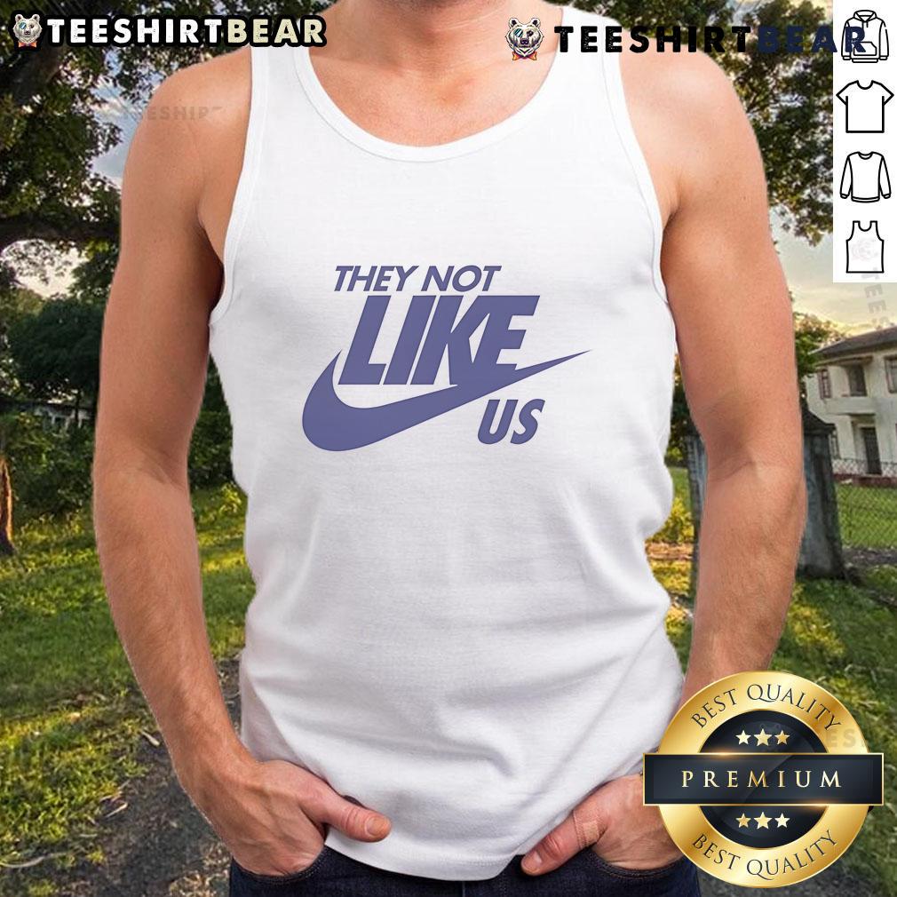 Stylish Nike tank top featuring 'Top-They-Not-Like-Us' graphic, perfect for workouts or casual wear.