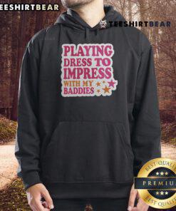 Alt Text: Top trendy dress to impress meme featuring a classic hoodie, perfect for stylish outings with friends.