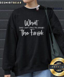 Trendy 'Fck Sweatshirt' featuring bold typography, perfect for casual wear and making a statement in style.