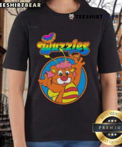 Alt Text: Top Wuzzles Bumblelion Classic Ladies Tee featuring vibrant colors and playful design, perfect for casual wear.