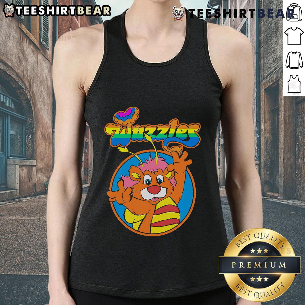 Alt Text: Bumblelion Classic Tank Top featuring Top Wuzzles design, perfect for casual wear and nostalgia enthusiasts.