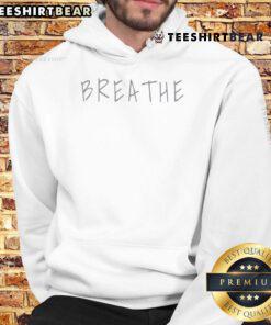 Top Zen Calm Breathe Yoga Meditation Hoodie in soft fabric, perfect for relaxing yoga sessions and mindful meditation.