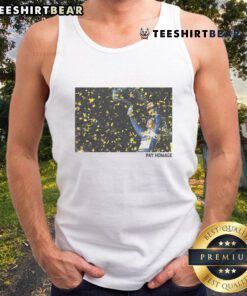 Jimmie Johnson pay homage tank top featuring bold graphics, perfect for race fans and NASCAR enthusiasts.