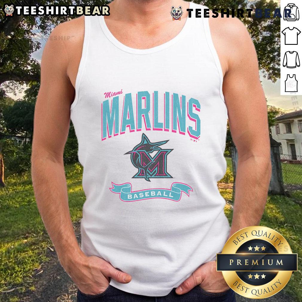 Awesome Miami Marlins City Connect Prime Play tank top featuring vibrant colors and stylish design for fans.