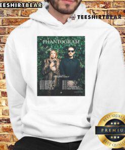 Awesome Official Phantogram Open Mike Eagle Tour 2025 Poster Hoodie featuring vibrant design and tour details.