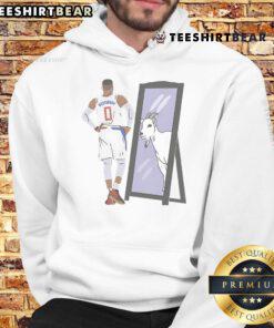 Awesome Russell Westbrook mirror GOAT Los Angeles hoodie featuring stylish design and vibrant colors for fans.